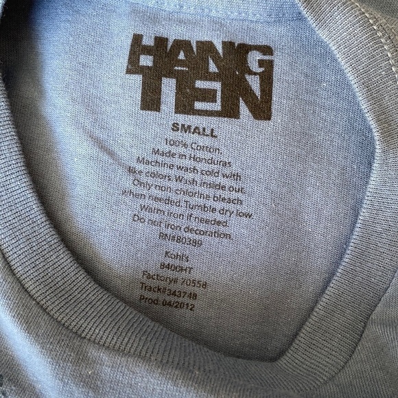 Nwt Boys Hang Ten Tshirt - Small - Picture 3 of 4